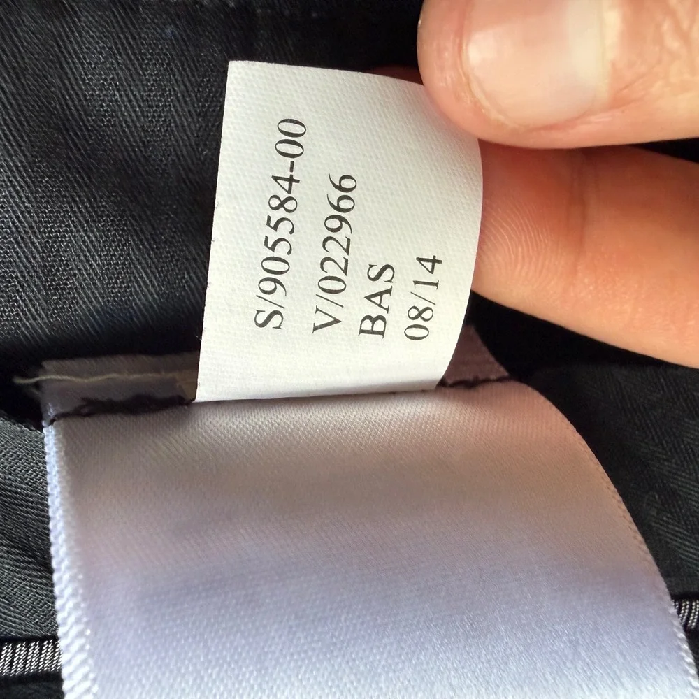 Banana Republic Mens 35x32 Slim Fit Italian Wool Dress Pants Gray Cerruti Formal